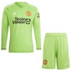 Maillot de Gardien à Manches Longues Manchester United Domicile 2023-24 Pour Enfant